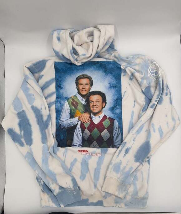 Shoe Palace Other - Shoe Palace x Step Brothers Hoodie Tie Dye Best Friends Pullover Size XL Mens